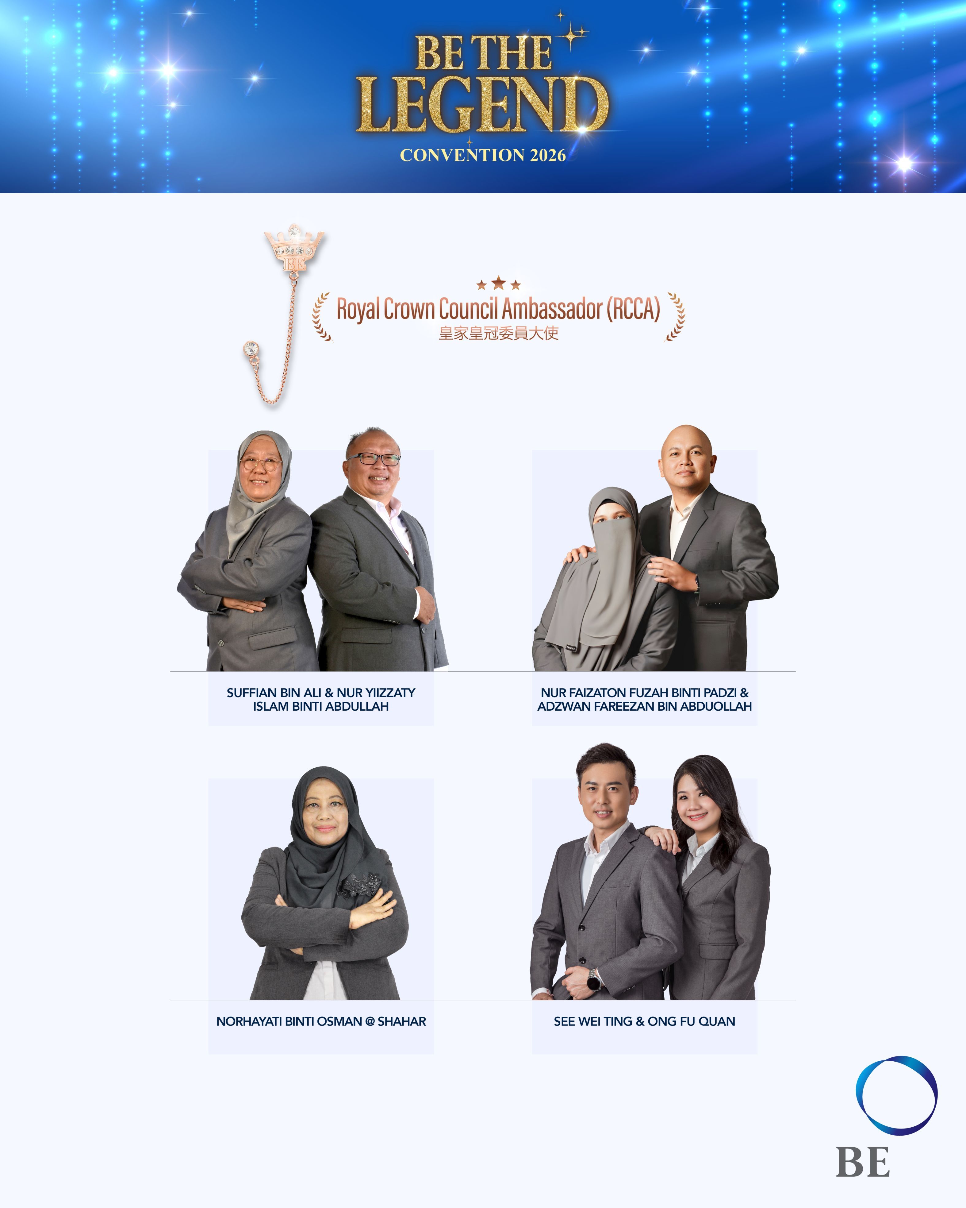 BE THE LEGEND CONVENTION 2026:  Celebrating the Achievers Who Rewrote Their Story   