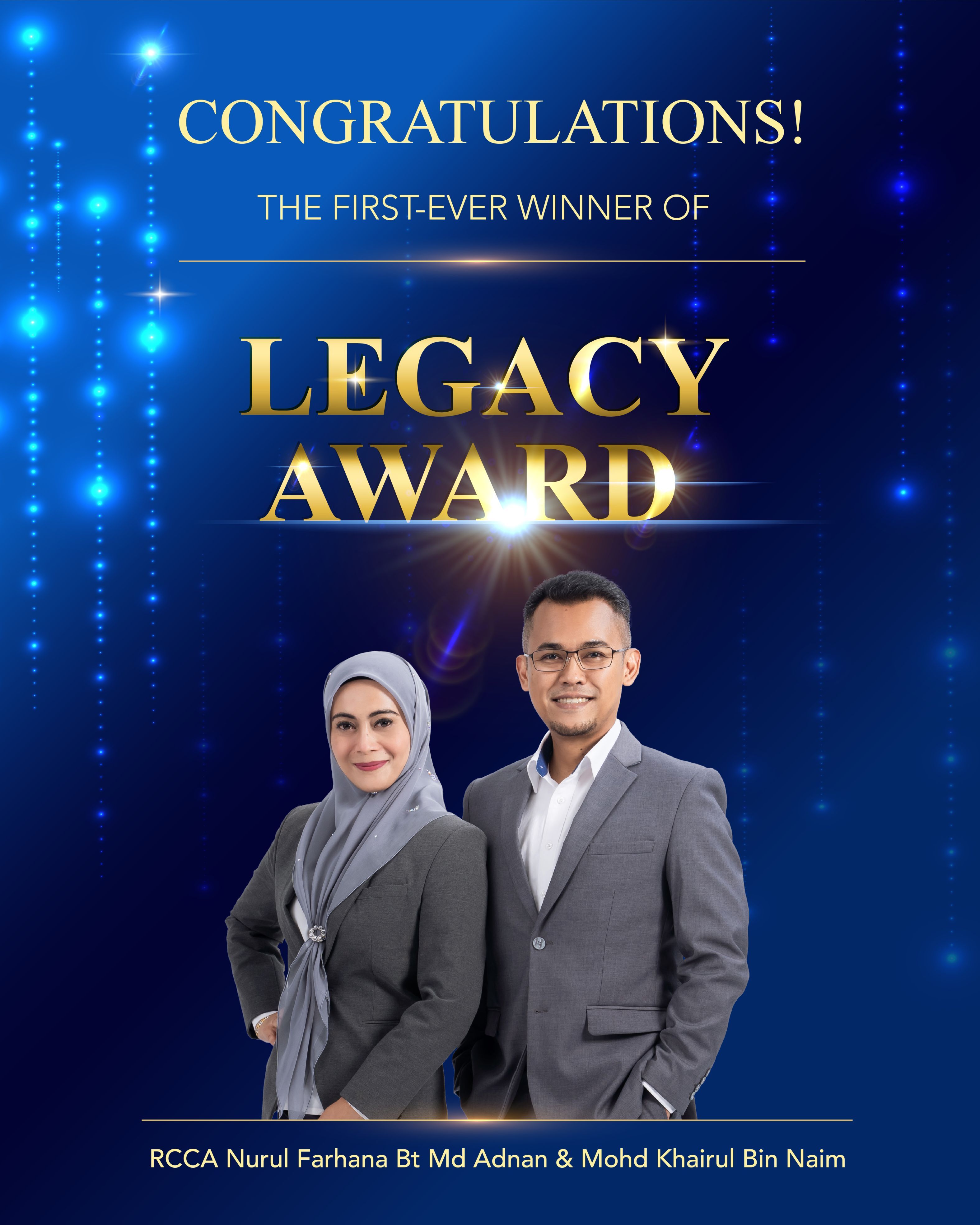 Legacy Award: Building Leaders. Creating Legacies.   