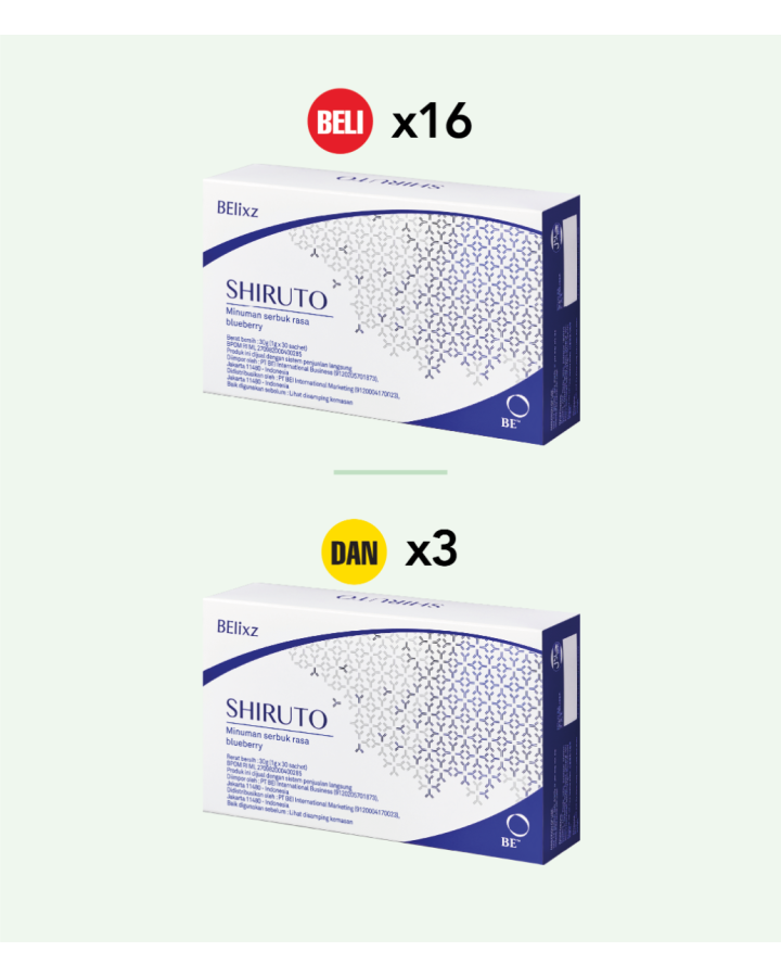 Buy 16x BElixz SHIRUTO (30g) And 3x BElixz SHIRUTO (30g)