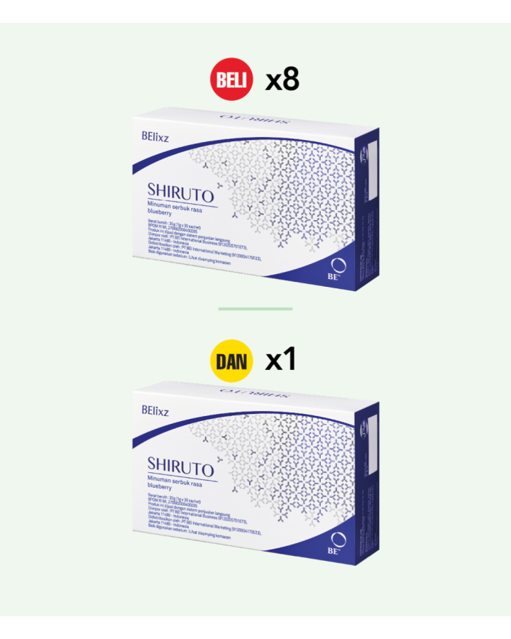 Buy 8x BElixz SHIRUTO (30g) And 1x BElixz SHIRUTO (30g)