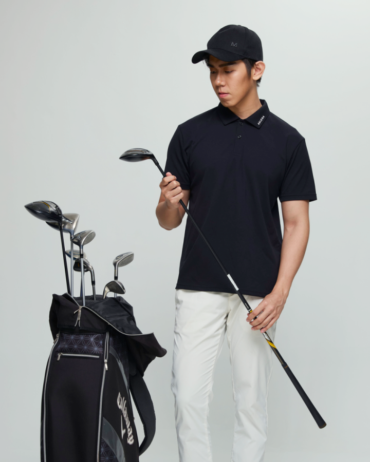 AULORA Polo Shirt with KODENSHI® - Men - Black