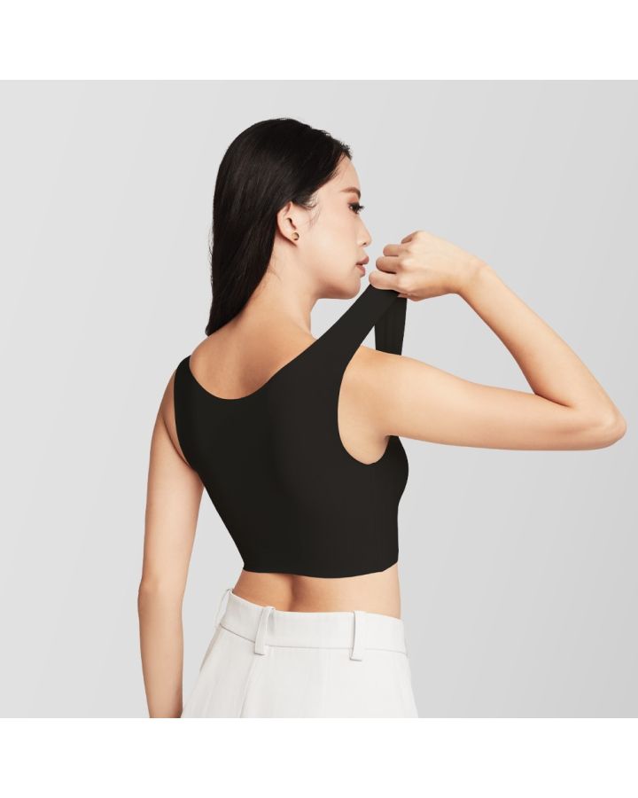 AULORA Seamless Bra with KODENSHI® - Black (1 Box of 2 pcs)