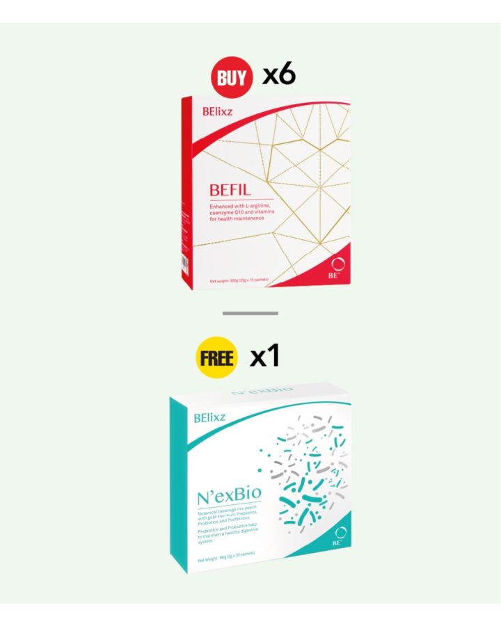 Buy 6x BElixz BEFIL (15s) Free 1x BElixz N'exBio (30s)
