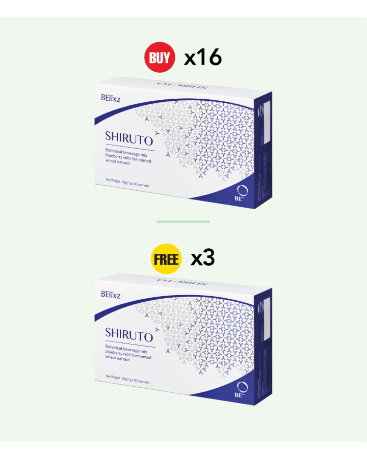 Buy 16x BElixz SHIRUTO (30s) Free 3x BElixz SHIRUTO (30s)