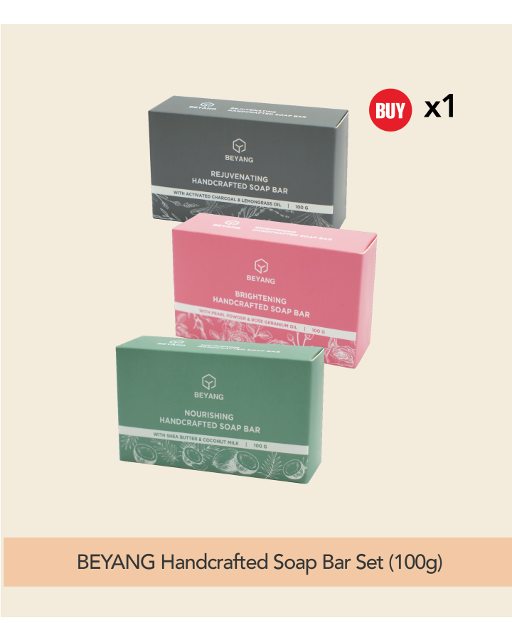 BEYANG Handcrafted Soap Bar (3pcs Set)