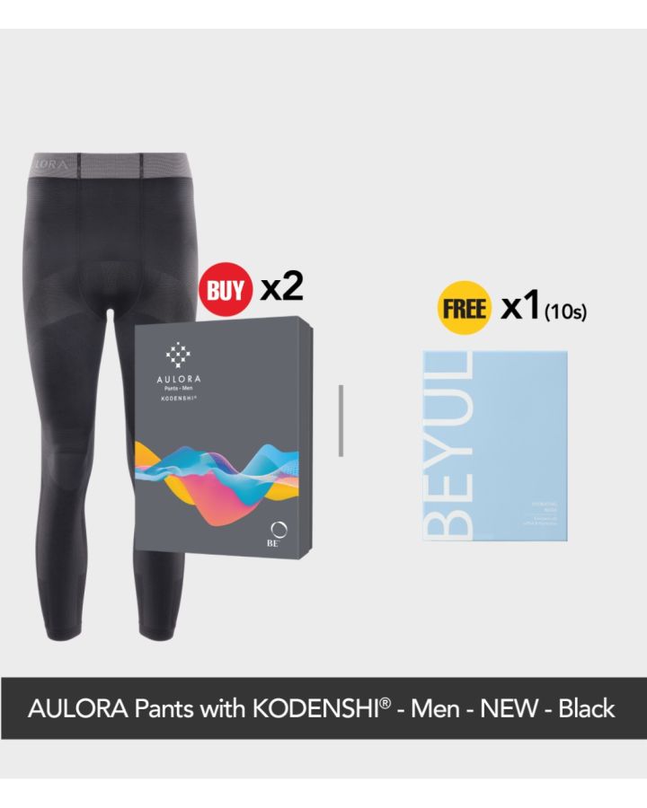 Buy 2x AULORA Pants with KODENSHI® - Men - Black Free 1x BEYUL Hydrating Mask (10s)