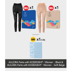 Buy 1x AULORA Pants with KODENSHI® - Women - Black + 1x AULORA Pants with KODENSHI® - Women - Soft Beige And 1x BEYUL Hydrating Mask (10s)