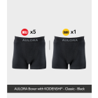 Buy 5x AULORA Boxer with KODENSHI® - Classic - Black And 1x AULORA Boxer with KODENSHI® - Classic - Black