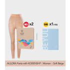 Buy 2x AULORA Pants with KODENSHI® - Women - Soft Beige And 1x BEYUL Hydrating Mask (10s)