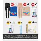 Buy 1x AULORA Pants with KODENSHI® - Soft Beige + 1x AULORA Pants with KODENSHI® + 5x BElixz ZENCOSO CHEWABLE BALL (520 balls)  Free 1x BElixz SlendMeal PRO (15s) + 1x BElixz ZENCOSO CHEWABLE BALL (520 bal + 1x BEYUL Hydrating Gentle Cleansing Oil (150ml)