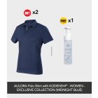 Buy 2x AULORA Polo Shirt with KODENSHI® - Women - Midnight Blue Free 1x BEYANG Intimate Foam Wash (200ml)
