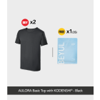 買 2x AULORA Basic Top with KODENSHI® - Black 送 1x BEYUL Hydrating Mask (3s)