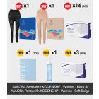 Buy 1x AULORA Pants with KODENSHI® - Women - Black + 1x AULORA Pants with KODENSHI® - Women - Soft Beige + 16x BElixz SHIRUTO (30s) Free 1x BEYUL Hydrating Mask (10s) + 3x BElixz SHIRUTO (30s) + 1x BEYUL Hydrating Gentle Cleansing Oil (150ml)
