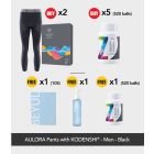 Buy 2x AULORA Pants with KODENSHI® - Men - Black + 5x BElixz ZENCOSO CHEWABLE BALL (520 balls) Free 1x BElixz ZENCOSO CHEWABLE BALL (520 balls)  + 1x BEYUL Hydrating Mask (10s) + 1x BEYUL Hydrating Gentle Cleansing Oil (150ml)