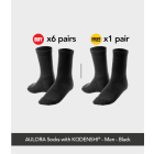 Buy 6x AULORA Socks with KODENSHI® - Men Free 1x AULORA Socks with KODENSHI® - Men