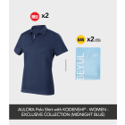 Buy 2x AULORA Polo Shirt with KODENSHI® - Women - Midnight Blue And 2x BEYUL Hydrating Mask (3s)