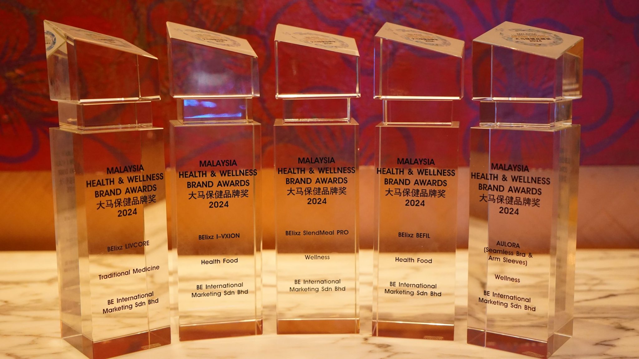 Juara Lima Kali: BE International Kembali Bersinar di Malaysia Health & Wellness Brand Awards 2024