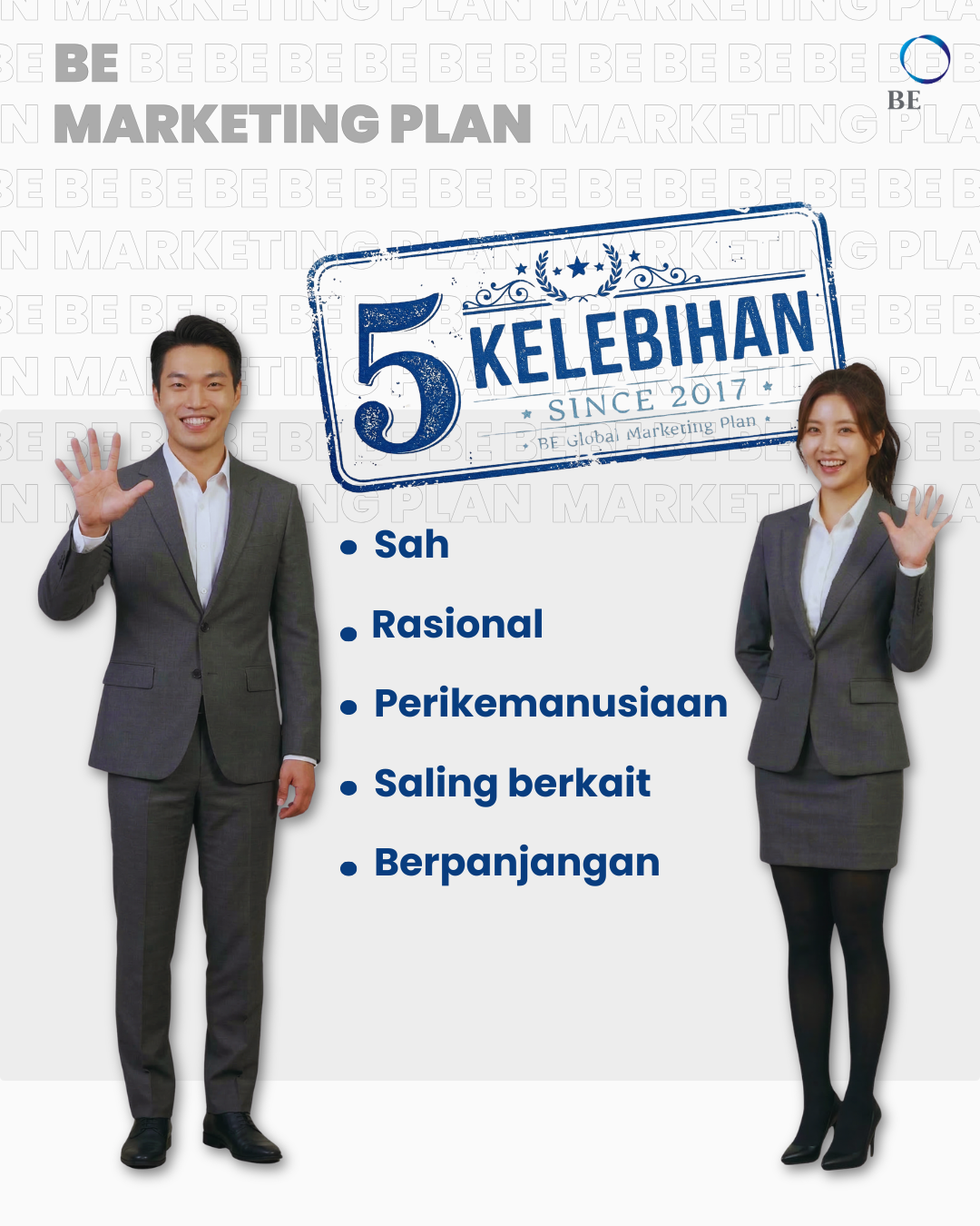 5 Kelebihan Pelan Pemasaran BE!
