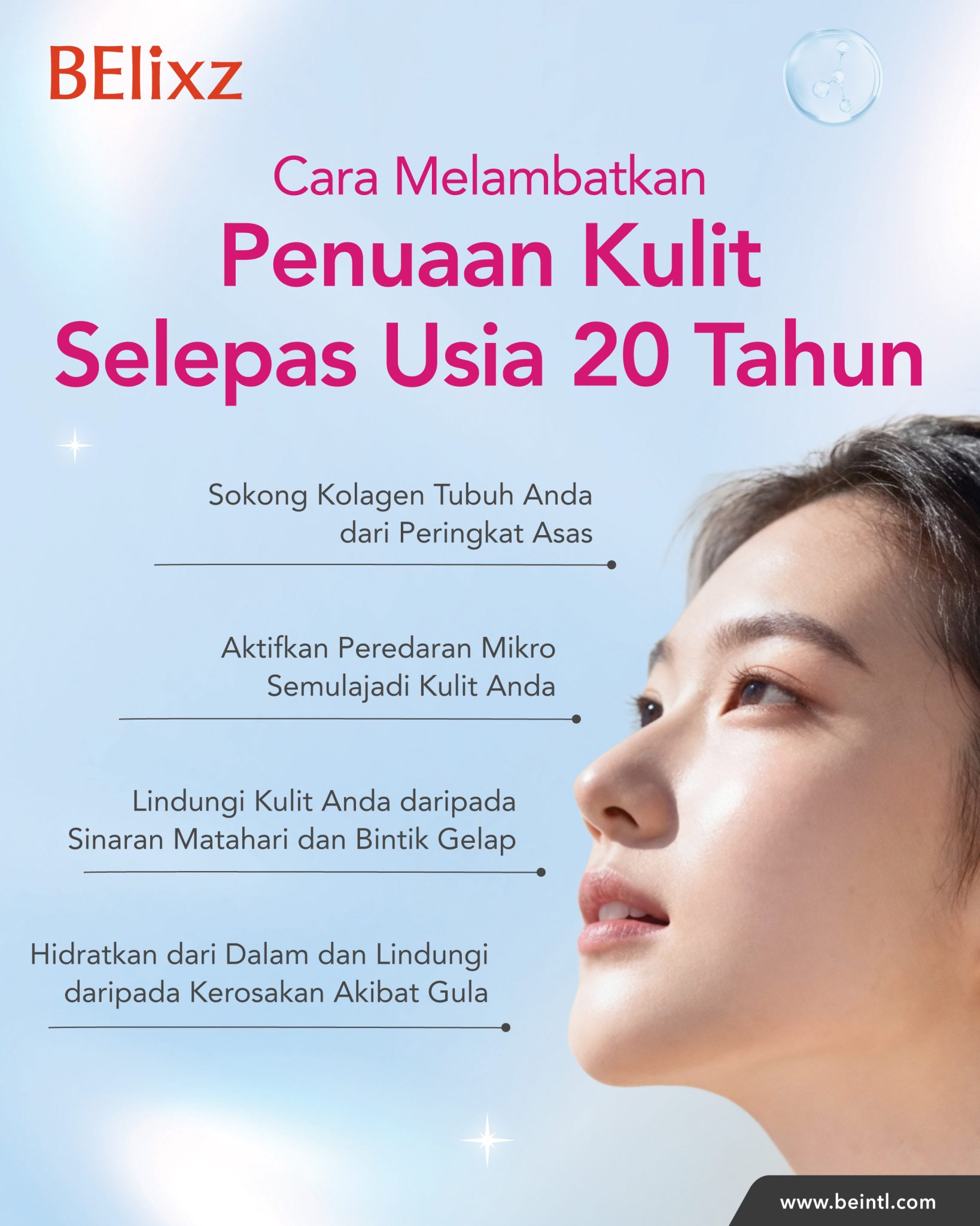 Cara Melambatkan Penuaan Kulit Selepas Usia 20 Tahun: Panduan Berasaskan Sains Mengenai Kolagen dan Pemakanan