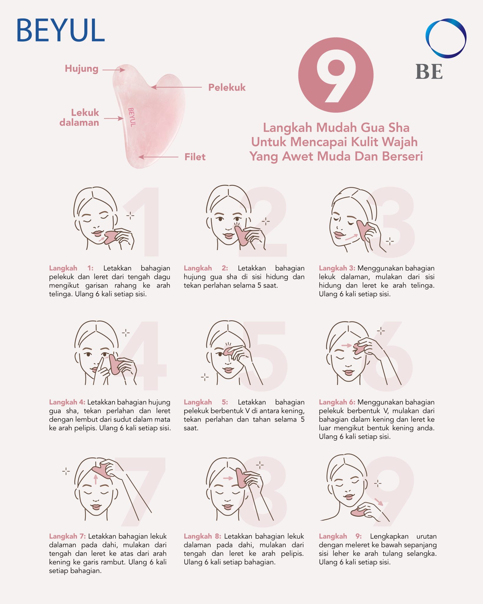 Gua Sha untuk Pemula: 9 Langkah Mudah ke Arah Kulit Awet Muda dan Berseri